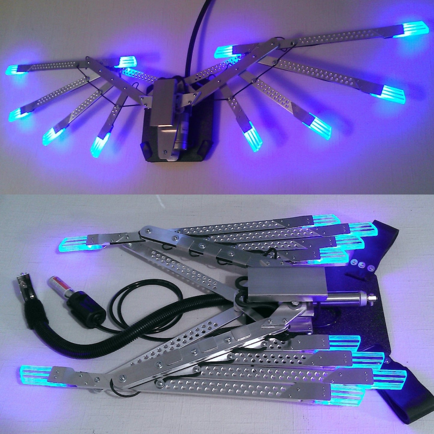 Mechanical Wings V1.5 with LED Light Effects