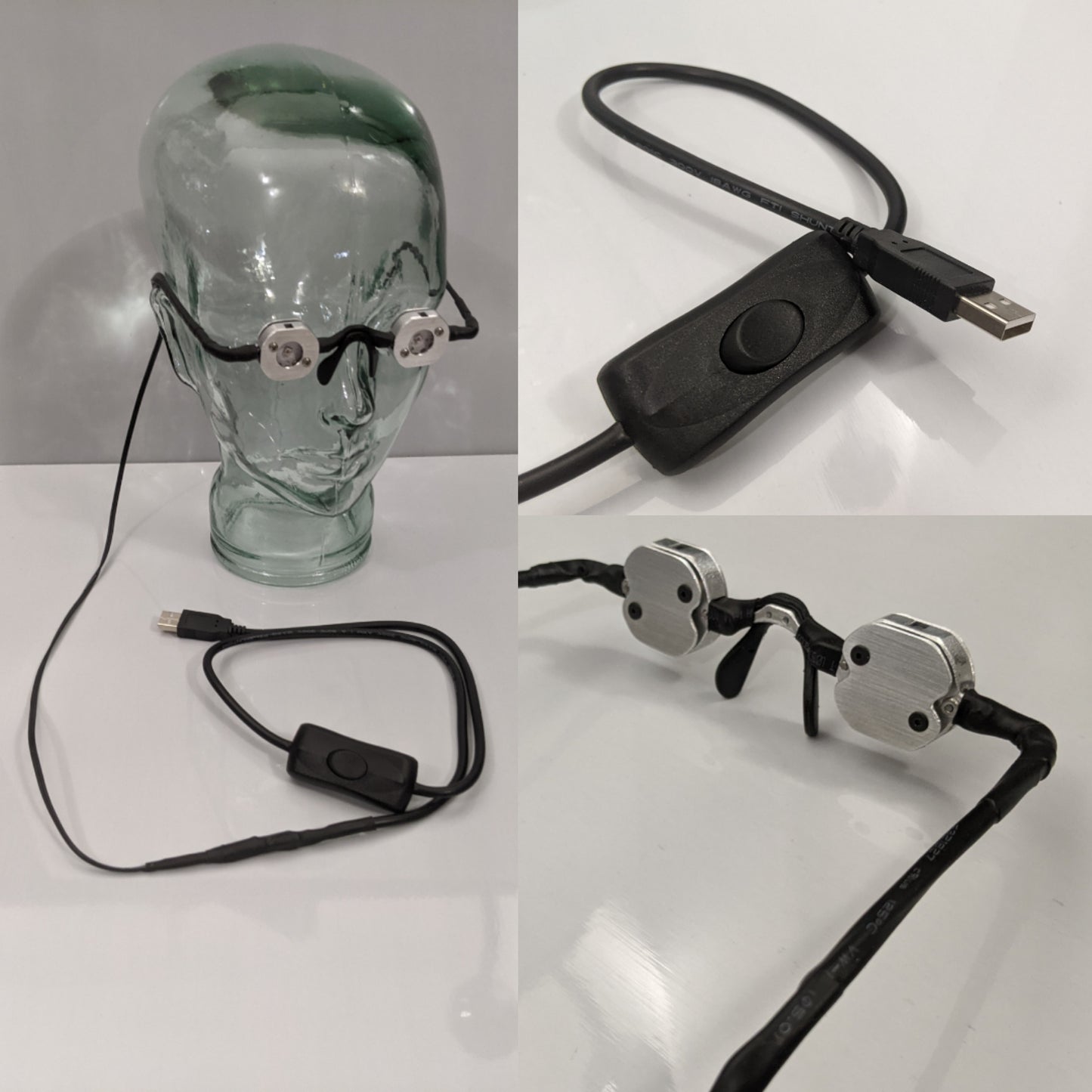 Glowing Eyes - Max Power 3W Special Effects Glasses