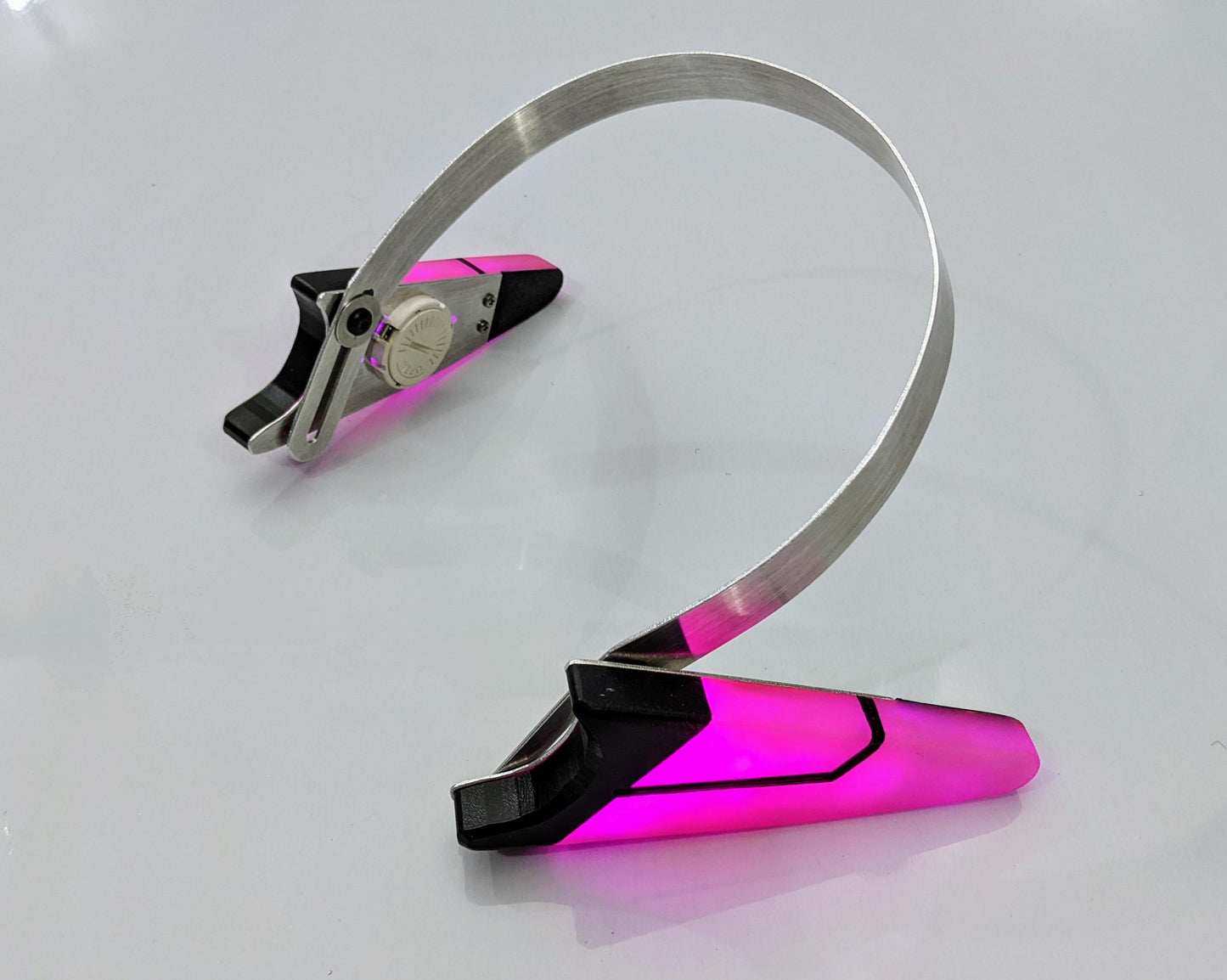 glowing costume cyberpunk ears costume accessory made from metal and plastic