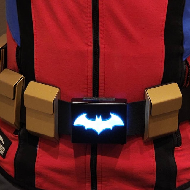 V2.0 Metal Utility Belt - Cell Pouch and LED Belt Buckle Variant
