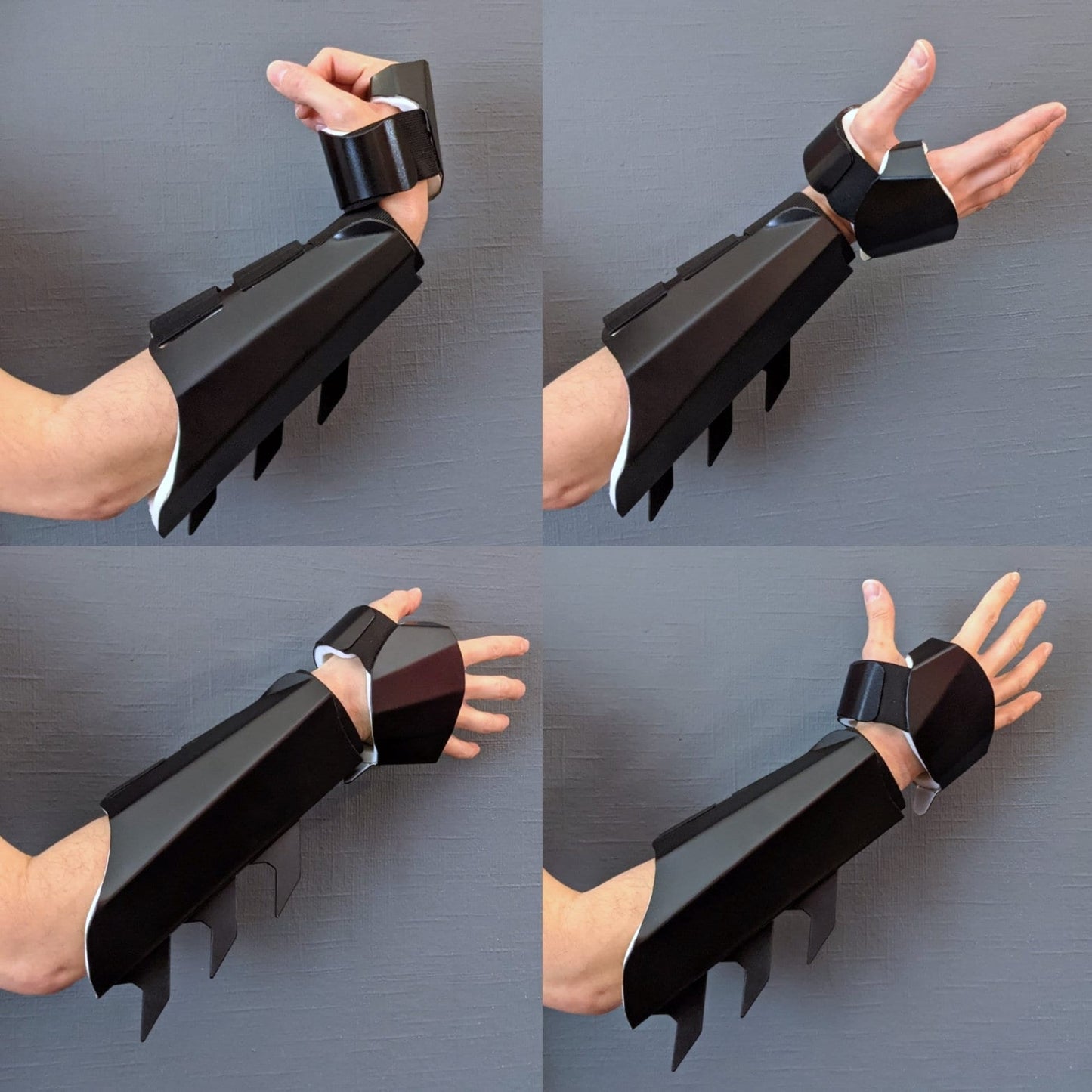 metal armor batman gauntlets for martial arts
