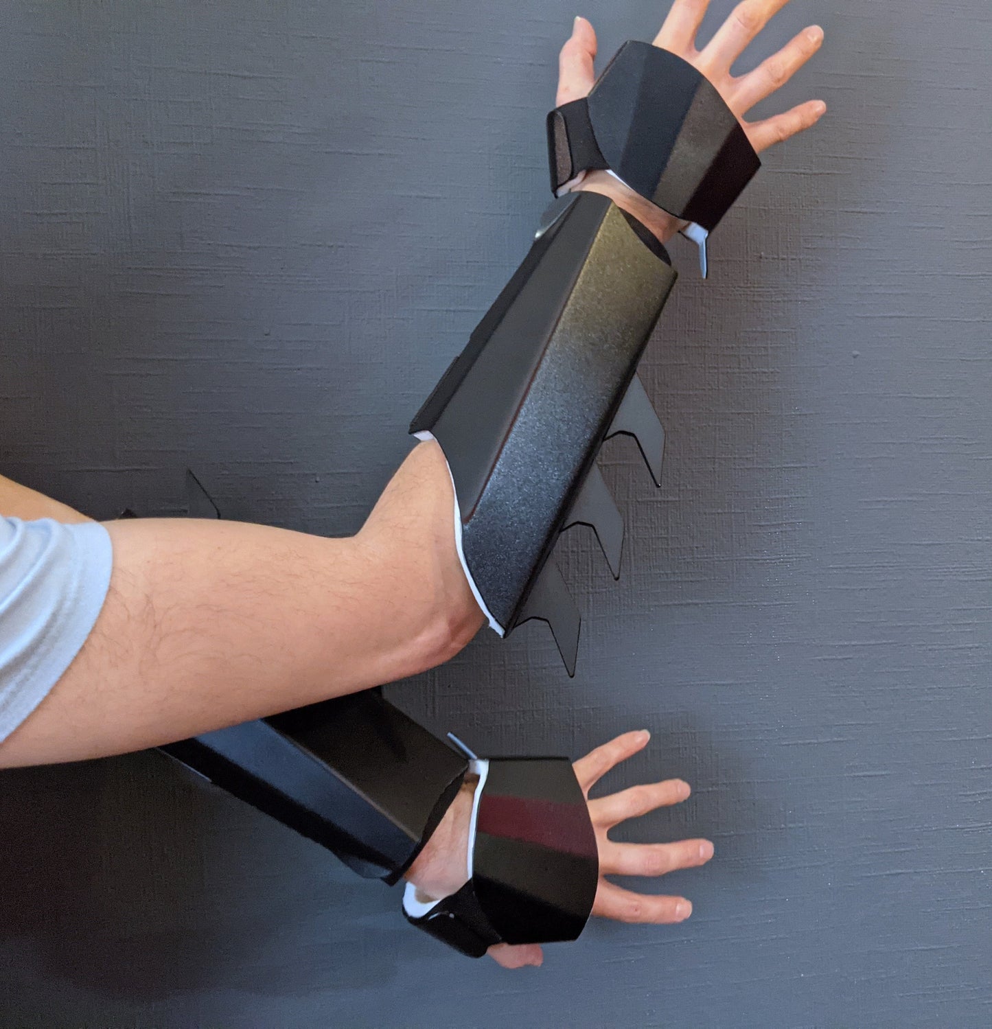 metal armor batman gauntlets for martial arts