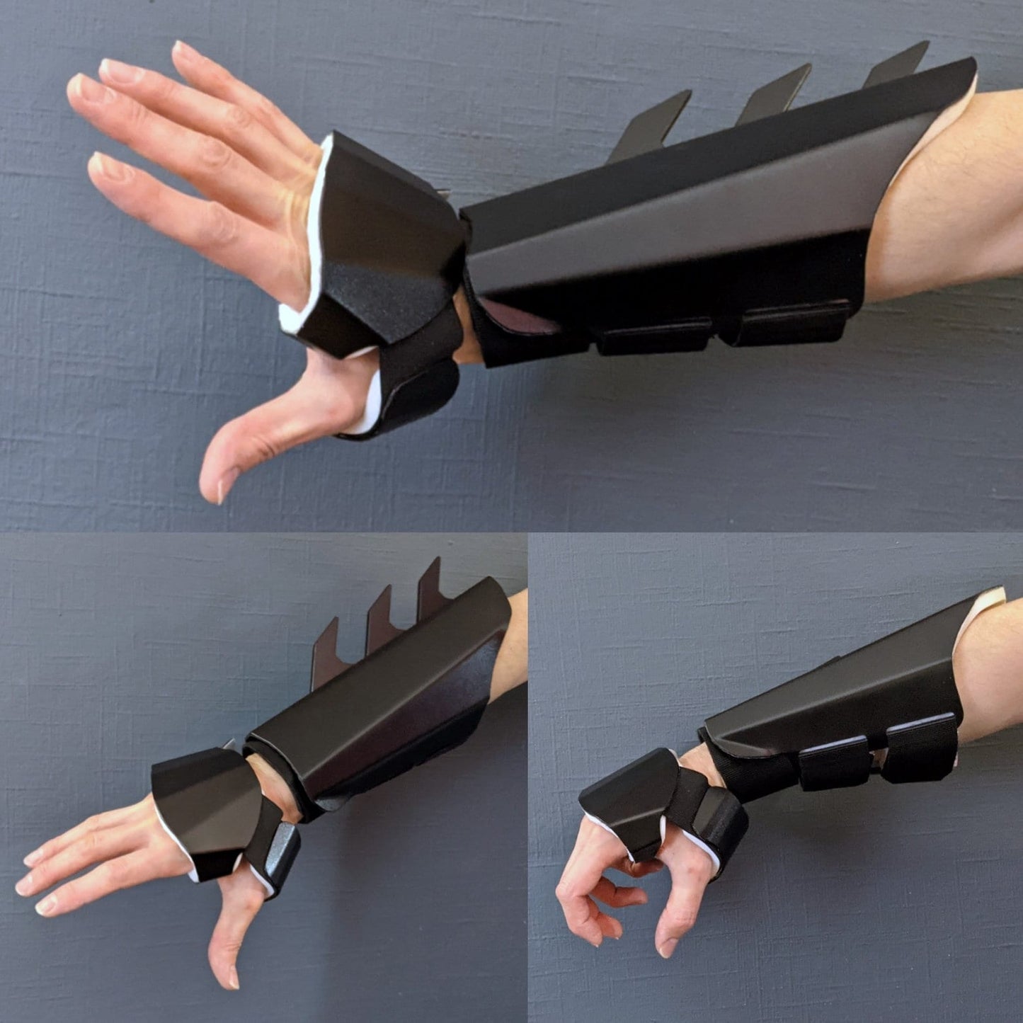 metal armor batman gauntlets for martial arts