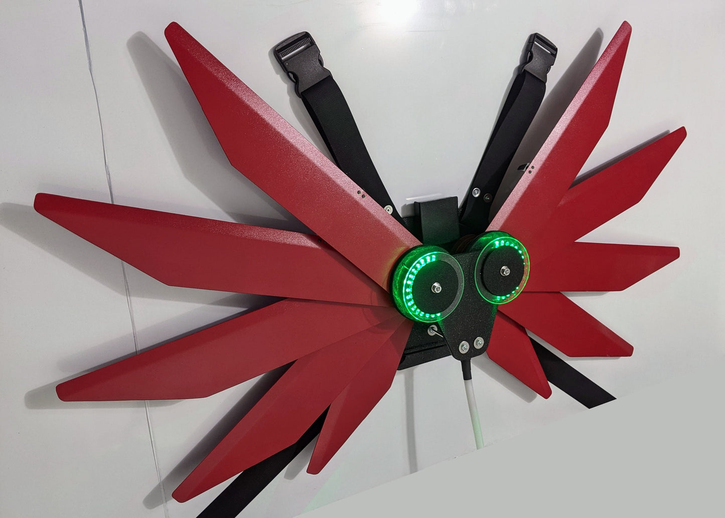 Pull Cord Mechanical Wings - Customizable Color and Lights