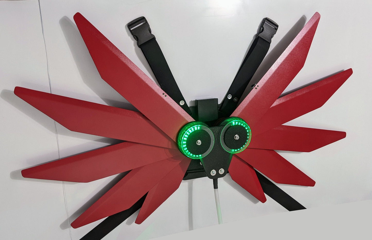 Pull Cord Mechanical Wings - Customizable Color and Lights
