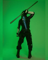 V3.3 Titanium Telescopic Bo Staff - Springloaded Escrima Detatchable