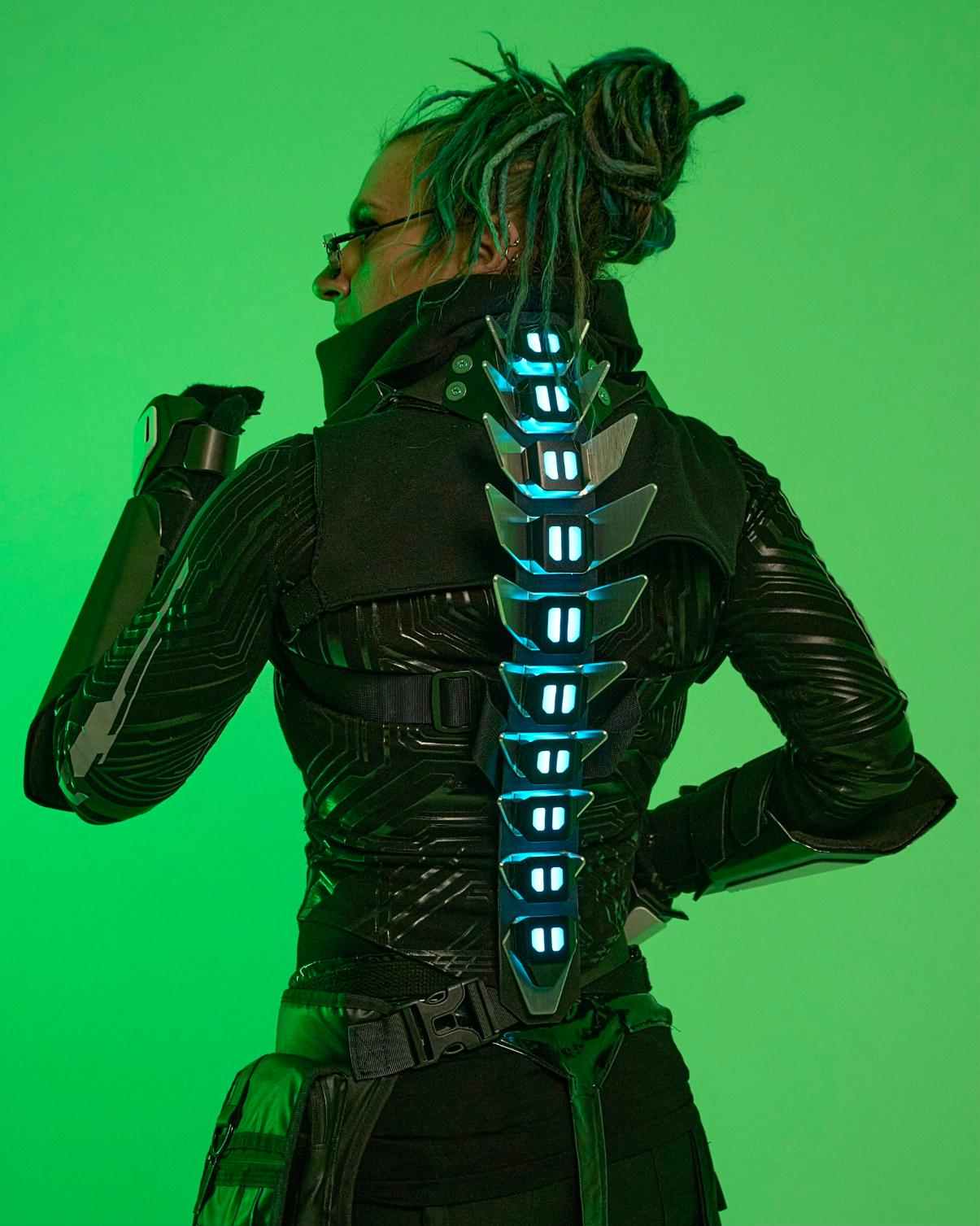 Deluxe Metal Biomechanical Spinal Armor V1.5