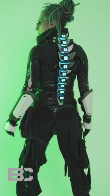 Deluxe Metal Biomechanical Spinal Armor V1.5